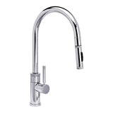 Waterstone - Waterstone Industrial PLP Pulldown Faucet - Toggle Sprayer - Angled Spout - Chrome