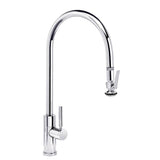Waterstone - Waterstone Modern Extended Reach PLP Pulldown Faucet - Lever Sprayer - Chrome