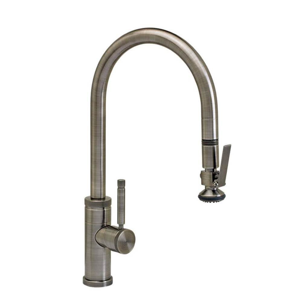 Waterstone - Waterstone Industrial PLP Pulldown Faucet - Lever Sprayer - Antique Pewter
