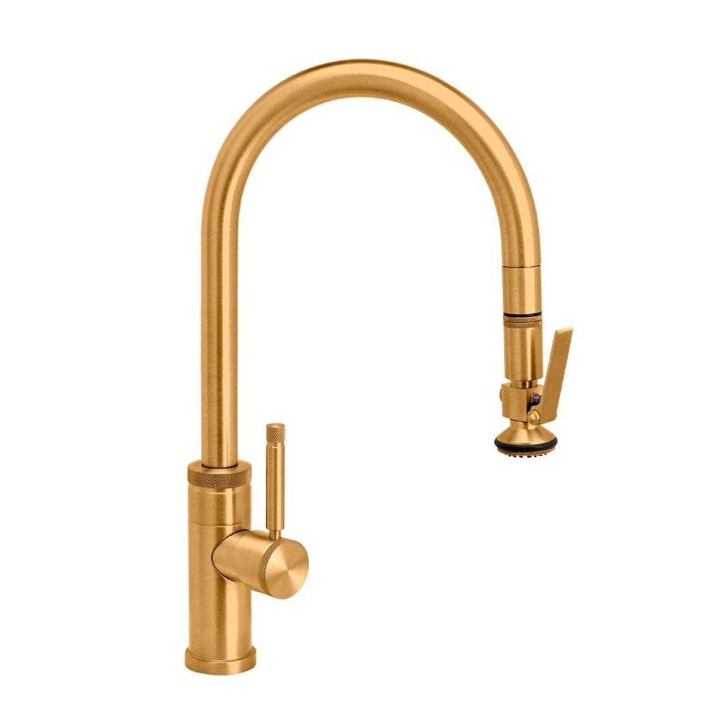 Waterstone - Waterstone Industrial PLP Pulldown Faucet - Lever Sprayer - Classic Bronze
