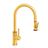 Waterstone - Waterstone Industrial PLP Pulldown Faucet - Lever Sprayer - Satin Gold