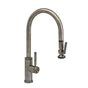 Waterstone - Waterstone Industrial PLP Pulldown Faucet - Lever Sprayer - Unlacquered Polished Brass