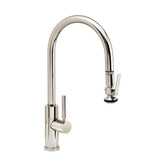 Waterstone - Waterstone Modern PLP Pulldown Faucet - Lever Sprayer - Unlacquered Polished Brass