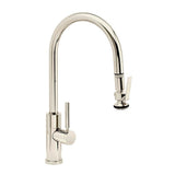 Waterstone - Waterstone Modern PLP Pulldown Faucet - Lever Sprayer - Angled Spout - Polished Nickel