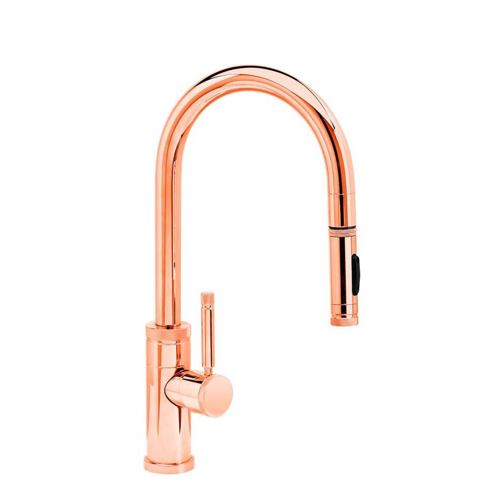 Waterstone - Waterstone Industrial PLP Pulldown Faucet - Toggle Sprayer - Antique Copper