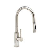 Waterstone - Waterstone Industrial PLP Pulldown Faucet - Toggle Sprayer - Unlacquered Polished Brass