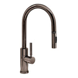 Waterstone - Waterstone Modern PLP Pulldown Faucet - Toggle Sprayer - Black Nickel