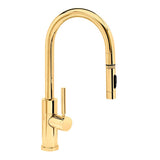 Waterstone - Waterstone Modern PLP Pulldown Faucet - Toggle Sprayer - Polished Brass