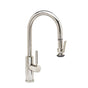 Waterstone - Waterstone Modern Prep Size PLP Pulldown Faucet - Lever Sprayer - Unlacquered Polished Brass