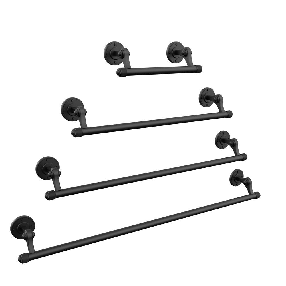 Waterstone - Argonaut 18'' Towel Bar - Matte Black