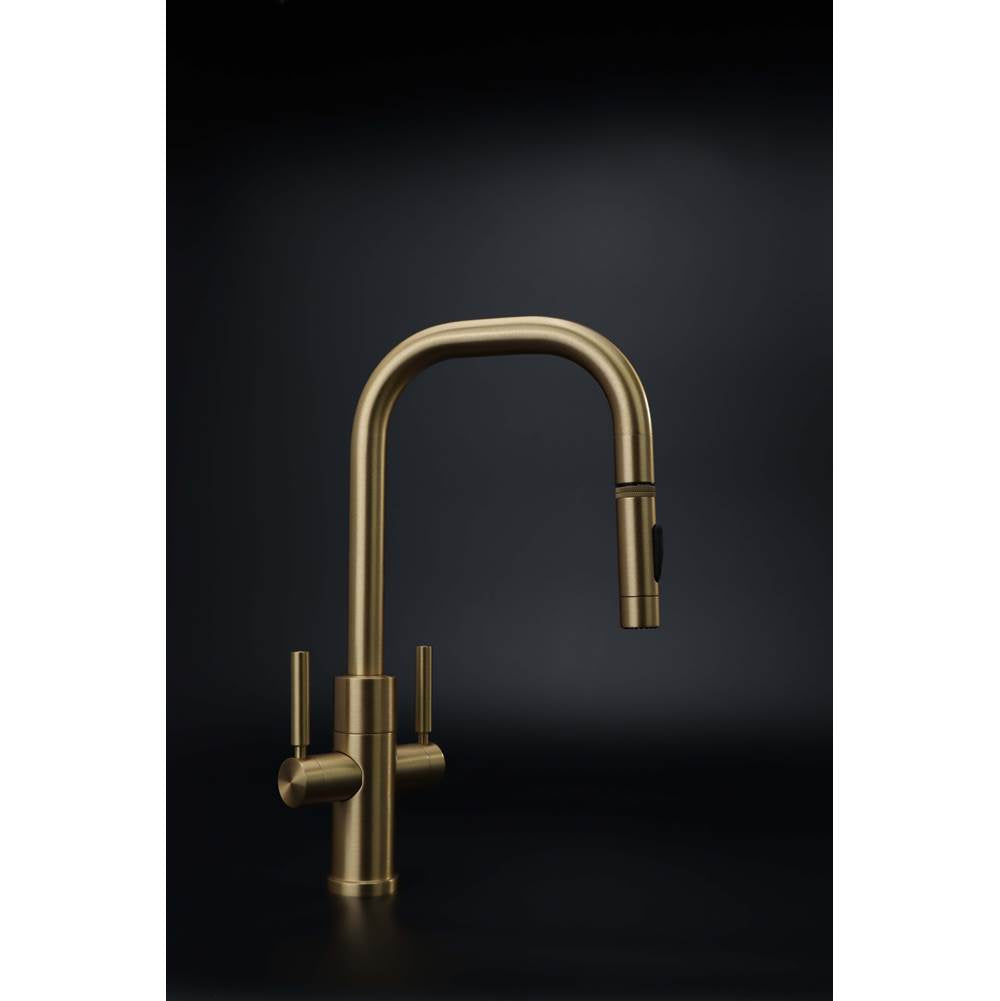 Fulton Modern Extended Reach 2 Handle Plp Faucet - Toggle Sprayer
