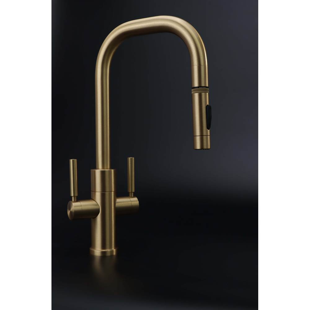 Fulton Modern Extended Reach 2 Handle Plp Faucet - Toggle Sprayer