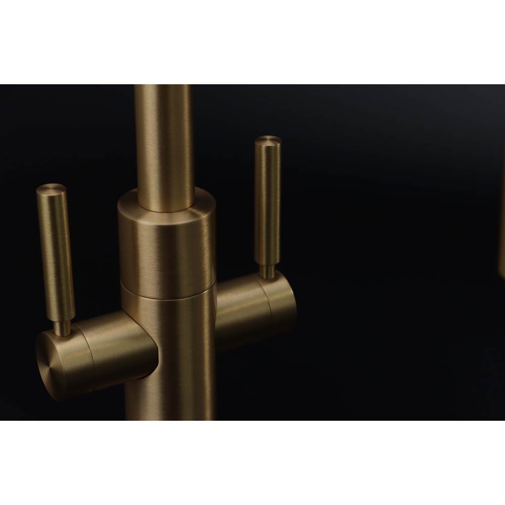 Fulton Modern Extended Reach 2 Handle Plp Faucet - Toggle Sprayer