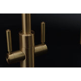 Fulton Modern Extended Reach 2 Handle Plp Faucet - Toggle Sprayer