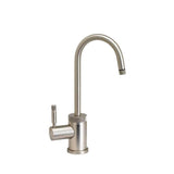 Waterstone - Waterstone Industrial Hot Only Filtration Faucet - C-Spout - Unlacquered Polished Brass
