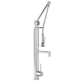 Waterstone - Waterstone Contemporary Gantry Pulldown Faucet - Straight Spout - 2pc. Suite - Graphite