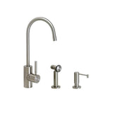 Waterstone - Waterstone Parche Prep Faucet - 2pc. Suite - Graphite