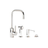 Waterstone - Waterstone Fulton Prep Faucet - 3pc. Suite - Graphite