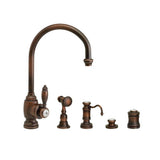 Waterstone - Waterstone Hampton Kitchen Faucet - 4pc. Suite - Graphite