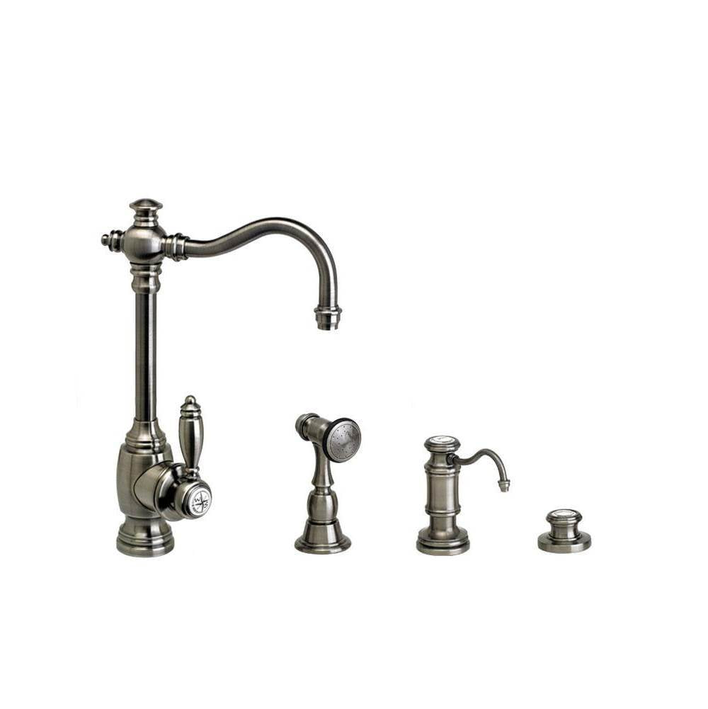 Waterstone - Waterstone Annapolis Prep Faucet - 3pc. Suite - Graphite