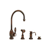 Waterstone - Waterstone Hampton Prep Faucet - 3pc. Suite - Graphite