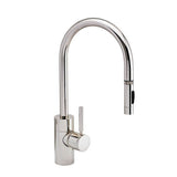 Waterstone - Waterstone Contemporary PLP Pulldown Faucet - Lever Sprayer - Graphite