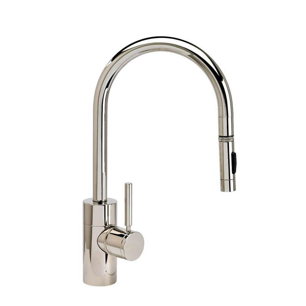 Waterstone - Waterstone Contemporary PLP Pulldown Faucet - Toggle Sprayer - Graphite