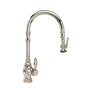 Waterstone - Waterstone Traditional PLP Pulldown Faucet - Angled Spout - 4pc. Suite - Graphite
