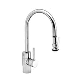 Waterstone - Waterstone Contemporary PLP Pulldown Faucet - Lever Sprayer - Graphite