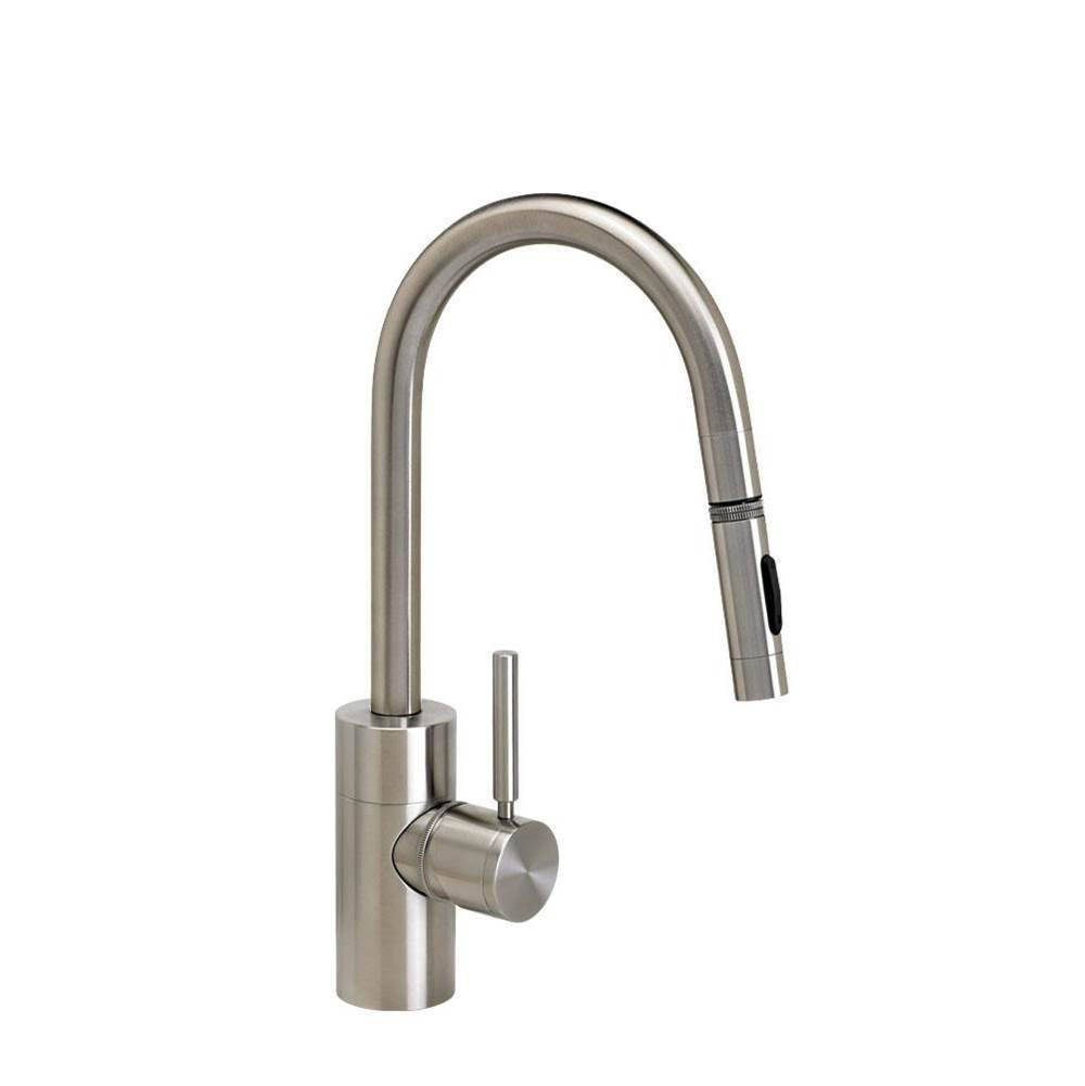 Waterstone - Waterstone Contemporary Prep Size PLP Pulldown Faucet - Toggle Sprayer - Graphite
