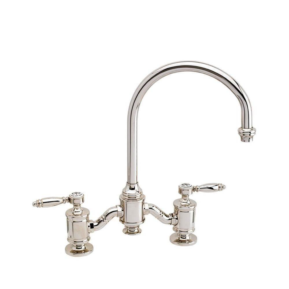 Waterstone - Waterstone Hampton Bridge Faucet - Lever Handles - Graphite