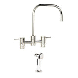 Waterstone - Waterstone Fulton Bridge Faucet w/ Side Spray - Graphite