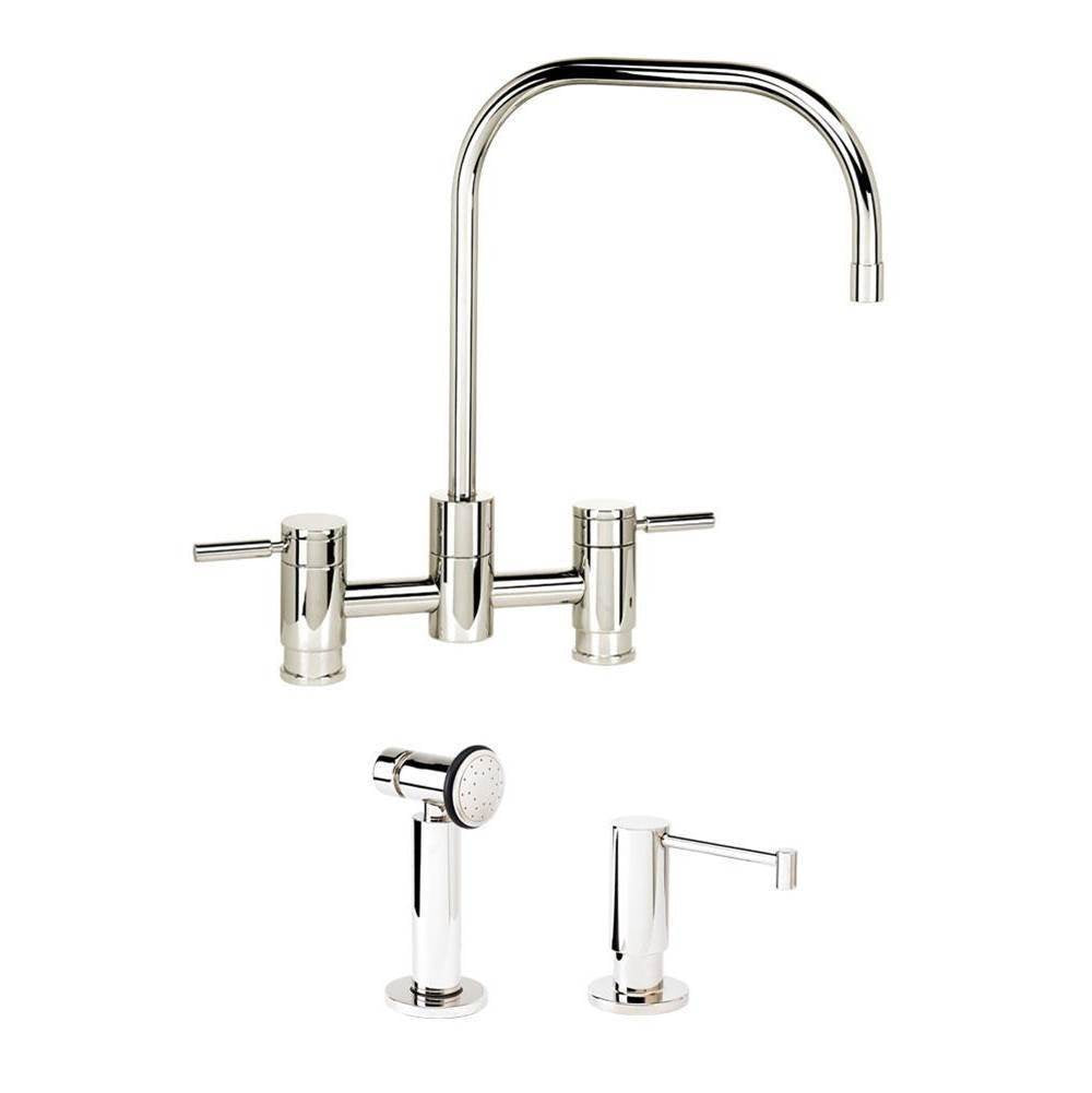 Waterstone - Waterstone Fulton Bridge Faucet - 2pc. Suite - Graphite
