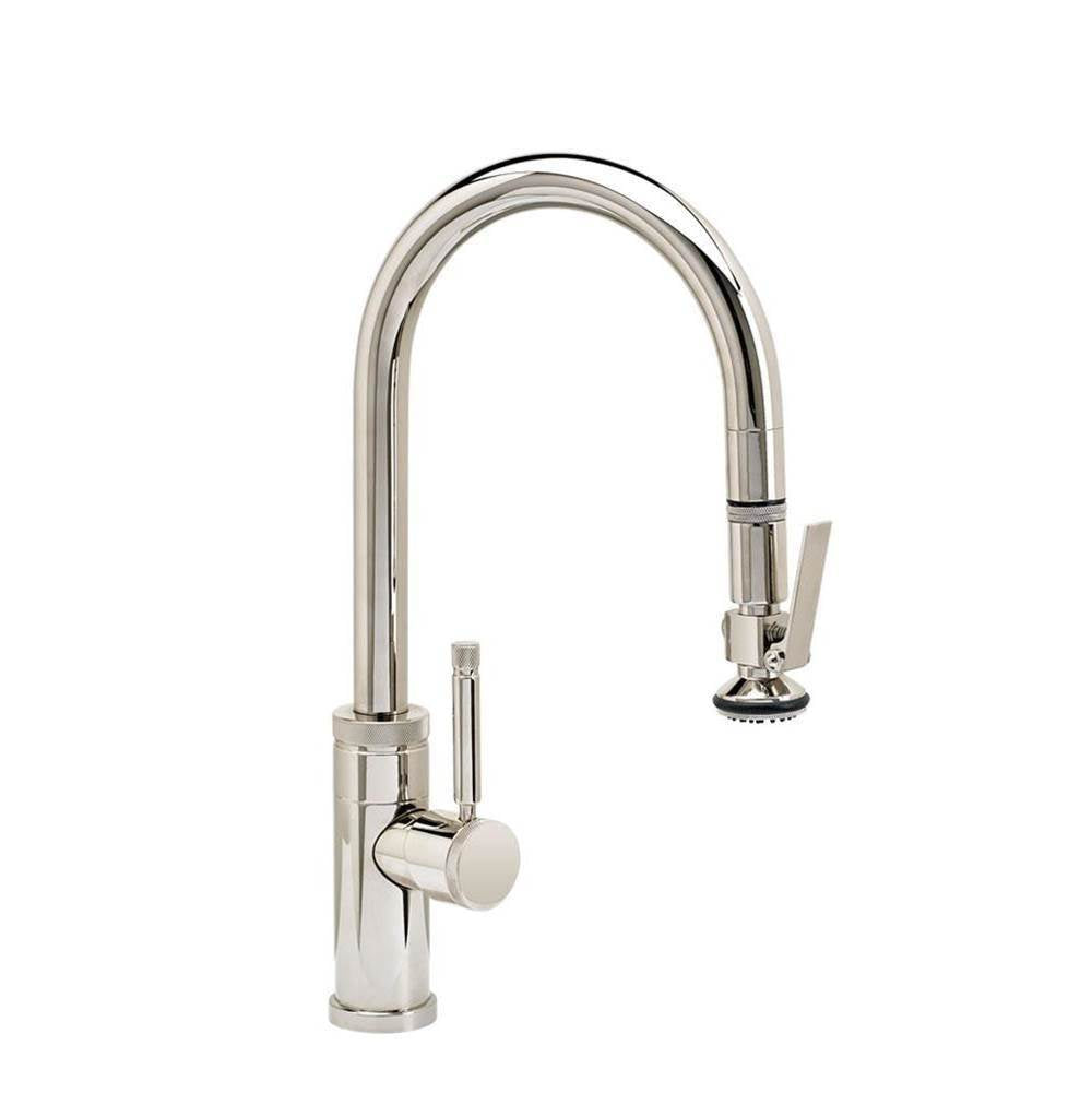 Waterstone - Waterstone Industrial Prep Size PLP Pulldown Faucet - Lever Sprayer - Graphite