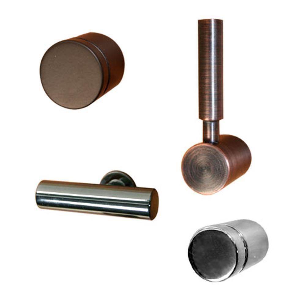 Waterstone - Waterstone Contemporary Large Cabinet Knob - Graphite