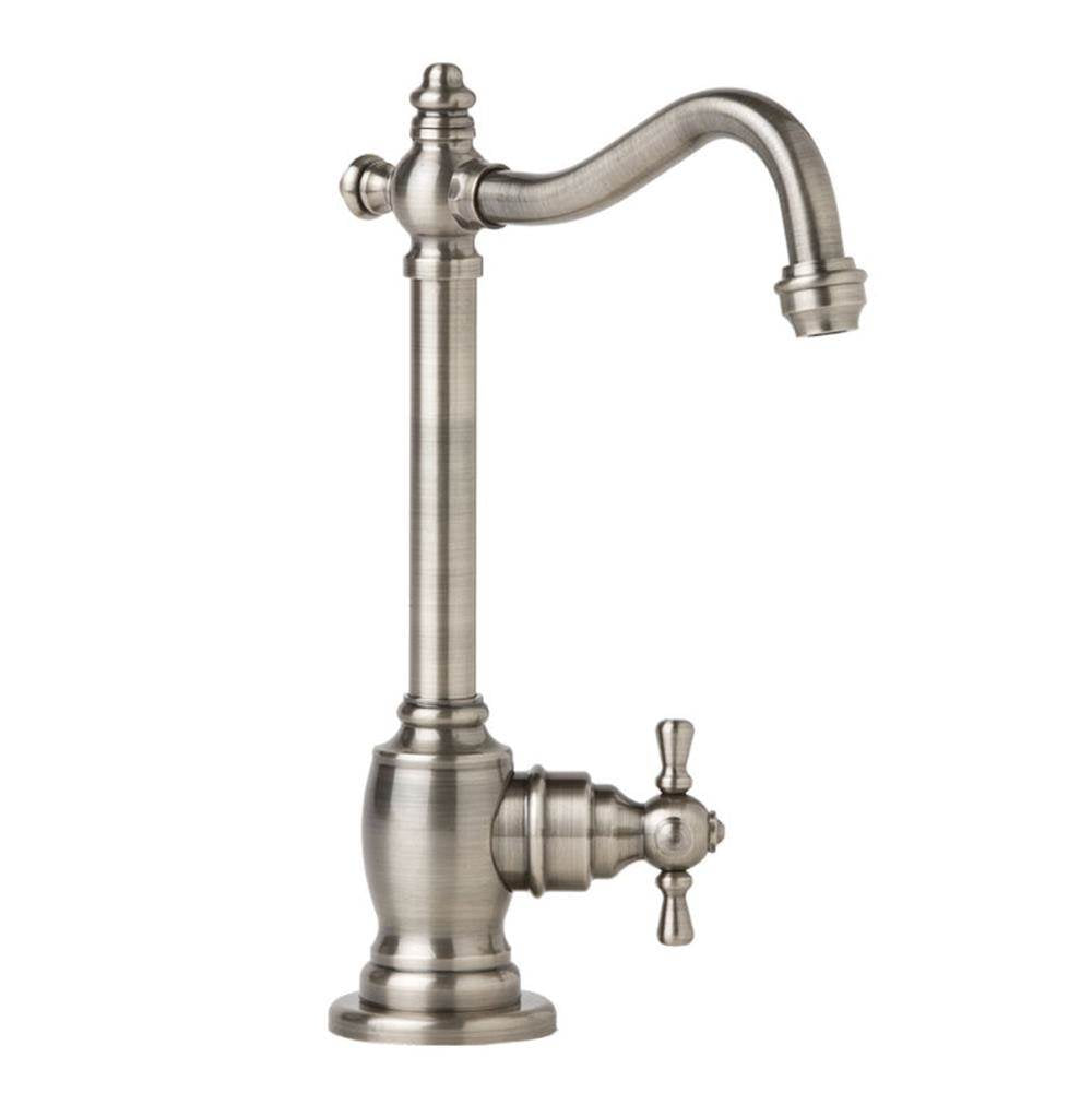 Waterstone - Waterstone Annapolis Hot Only Filtration Faucet - Cross Handle - Polished Brass
