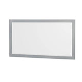 Sheffield 60 Inch Single Bathroom Vanity in Espresso, White Carrara Marble Countertop, Undermount Oval Sink, and 58 Inch Mirror