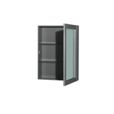 Sheffield 30 Inch Single Bathroom Vanity in Espresso, Ivory Marble Countertop, Undermount Oval Sink, and Medicine Cabinet