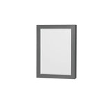 Sheffield 30 Inch Single Bathroom Vanity in Espresso, Ivory Marble Countertop, Undermount Square Sink, and Medicine Cabinet