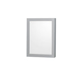 Sheffield 80 Inch Double Bathroom Vanity in Gray, Calacatta Quartz Countertop, Undermount Square Sinks, Medicine Cabinets