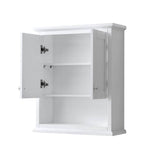 Avery Wall-Mounted Bathroom Storage Cabinet in Dark Blue