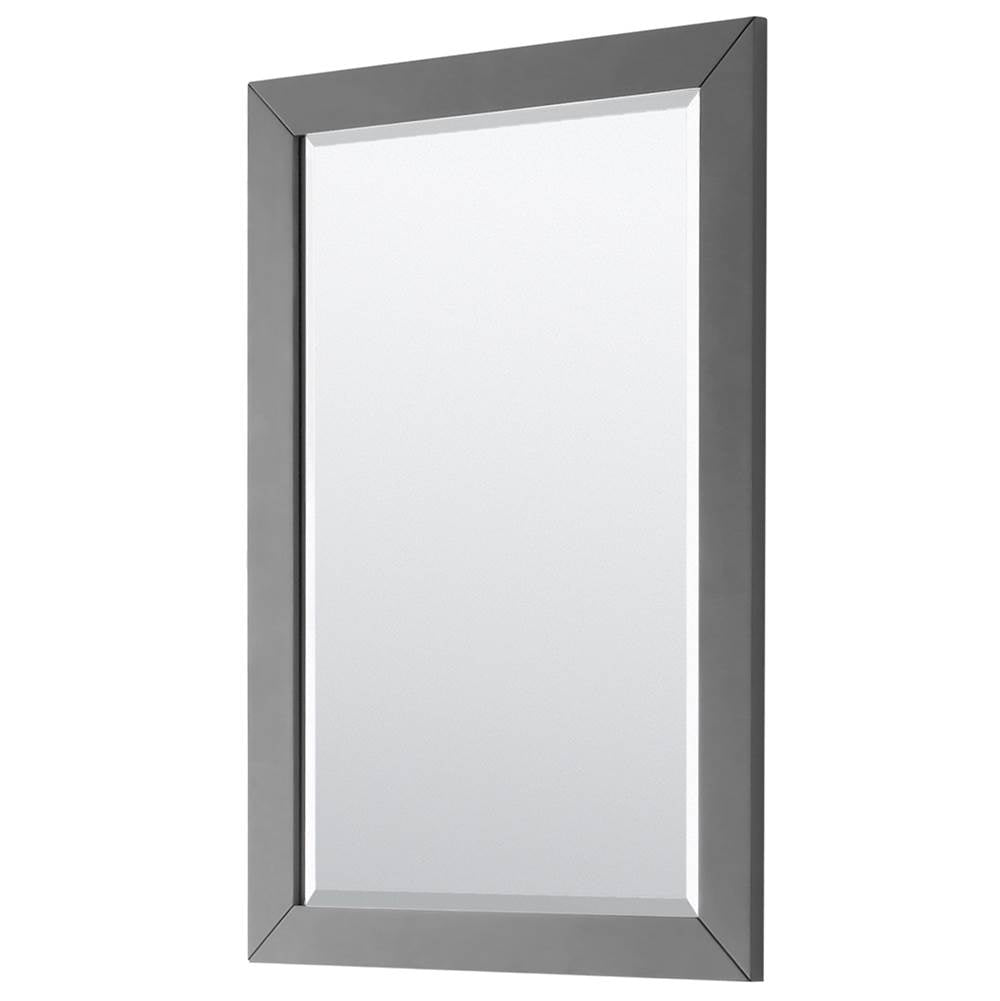 Daria 30 Inch Single Bathroom Vanity in Dark Blue, No Countertop, No Sink, 24 Inch Mirror