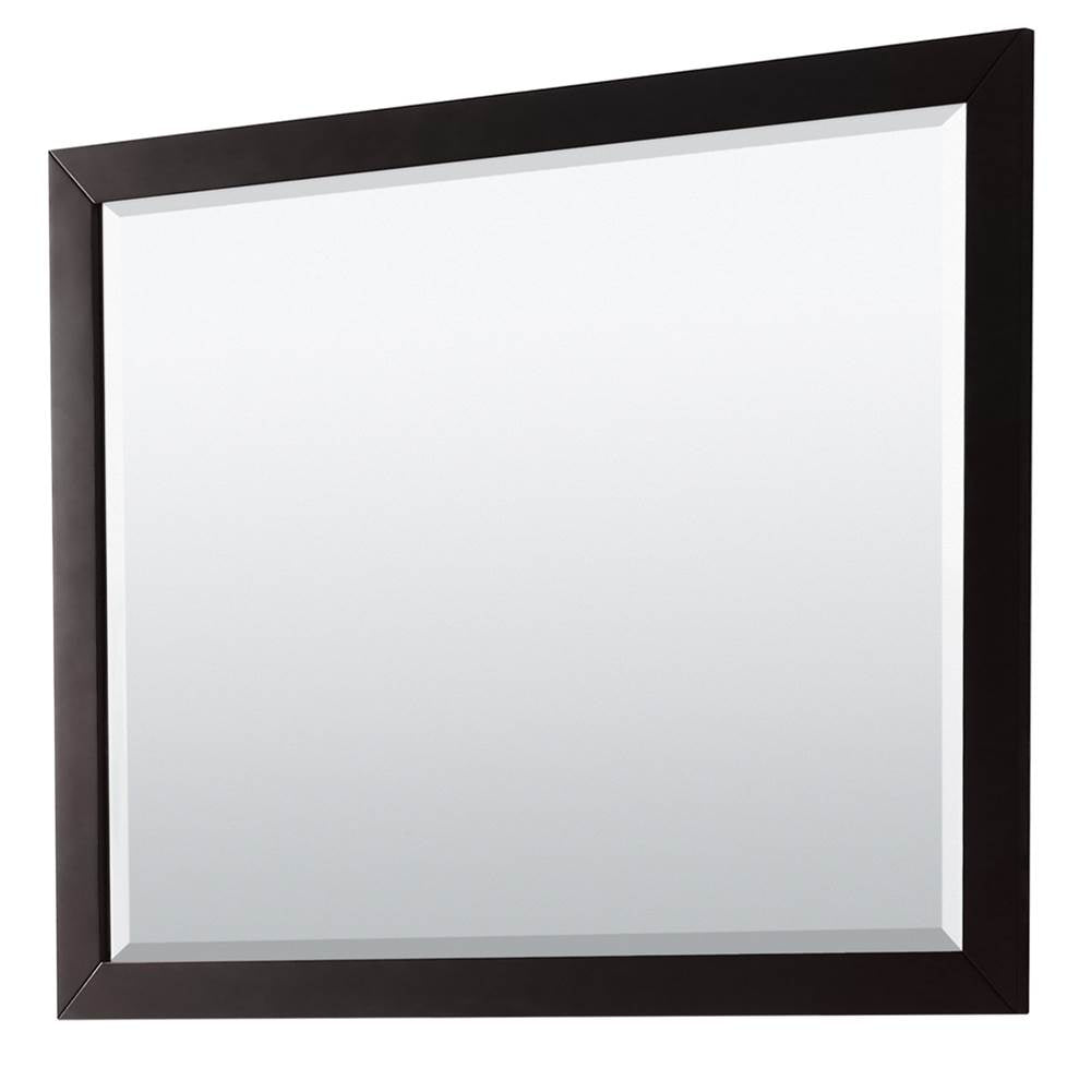 Daria 48 Inch Single Bathroom Vanity in Dark Espresso, Carrara Cultured Marble Countertop, Undermount Square Sink, 46 Inch Mirror
