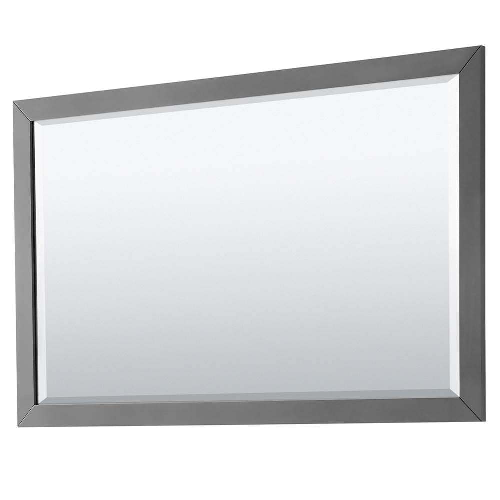 Daria 60 Inch Double Bathroom Vanity in Dark Blue, No Countertop, No Sink, 58 Inch Mirror