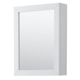 Daria 72 Inch Double Bathroom Vanity in Dark Blue, No Countertop, No Sink, Medicine Cabinets