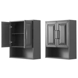 Daria Wall-Mounted Storage Cabinet in Dark Blue