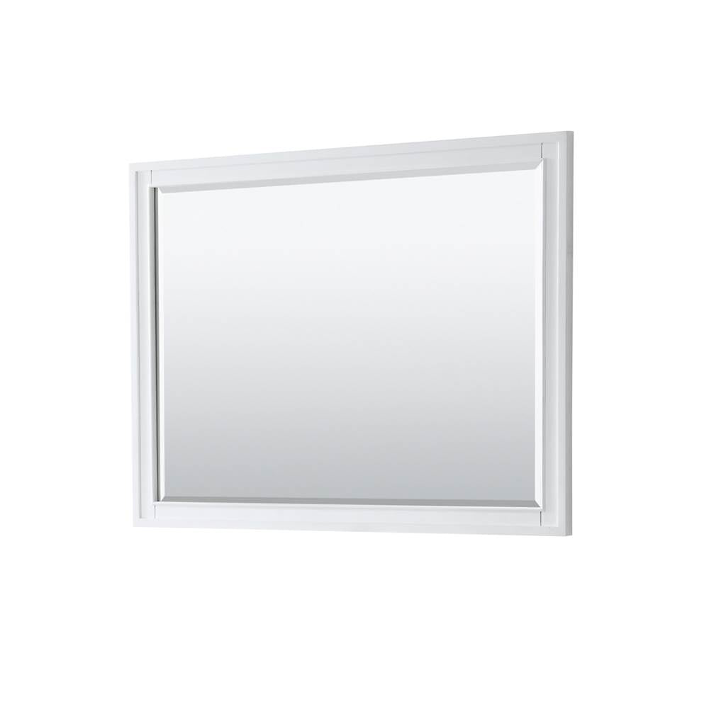 Margate 48 Inch Single Bathroom Vanity in Dark Gray, White Carrara Marble Countertop, Undermount Oval Sink, and 44 Inch Mirror