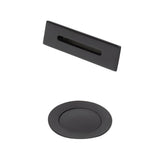 Wyndham Collection - Wyndham Collection Matte Black Universal Square Bathtub Trim Kit