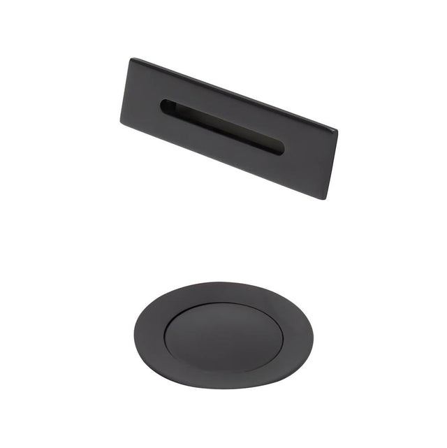 Wyndham Collection - Wyndham Collection Matte Black Universal Square Bathtub Trim Kit