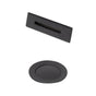 Wyndham Collection - Wyndham Collection Matte Black Universal Square Bathtub Trim Kit